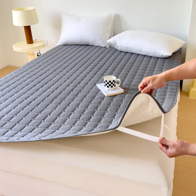housse matelassée imperméable et respirante pour matelas simple et double
