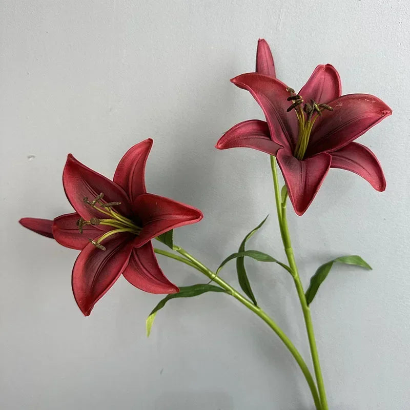 branche de lys artificielle décoration florale pour intérieur