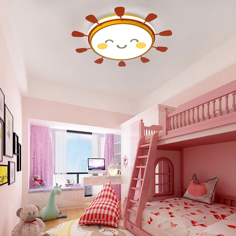 lampe de bureau ronde à led pour enfants et étude