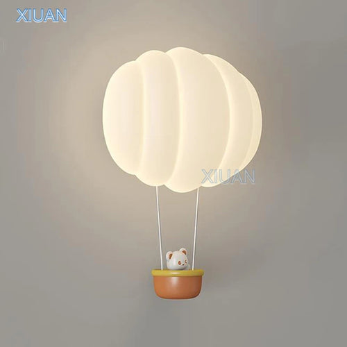 applique murale romantique forme ballon air chaud lampe décorative intérieure
