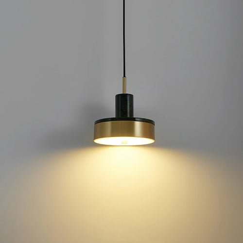suspension LED en marbre naturel style scandinave rétro nordique