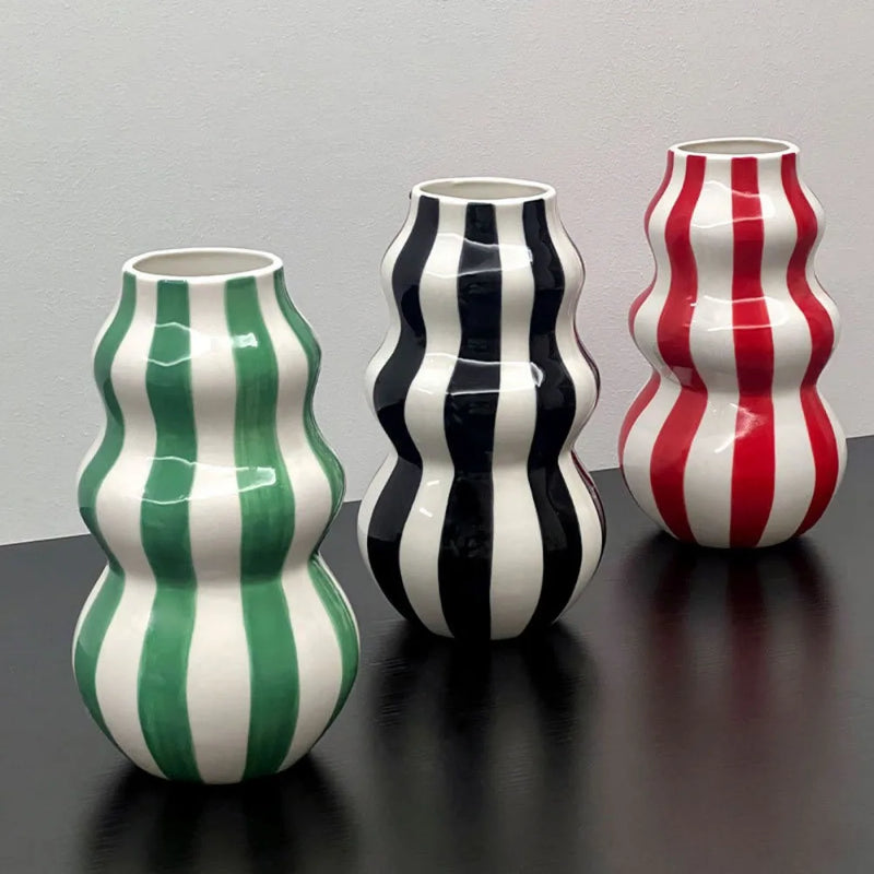 vase en céramique nordique pour décoration et cadeaux