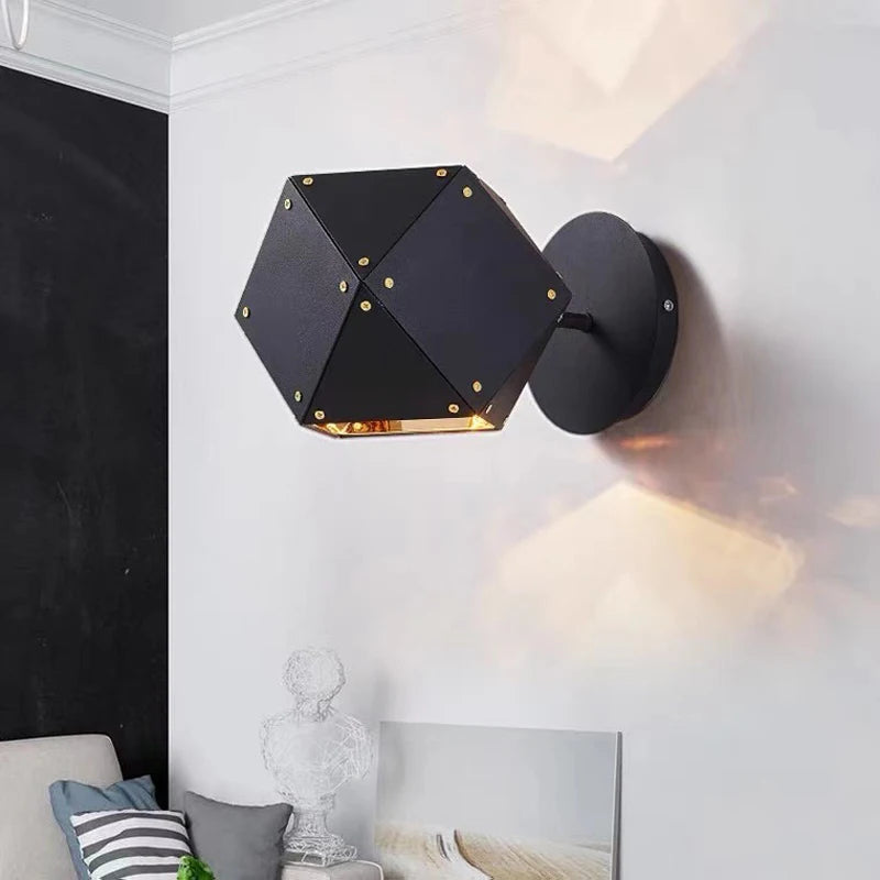 suspension led cube art déco style assorti saison
