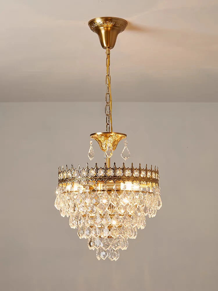 lustre en cristal k9 dimmable pour un éclairage élégant