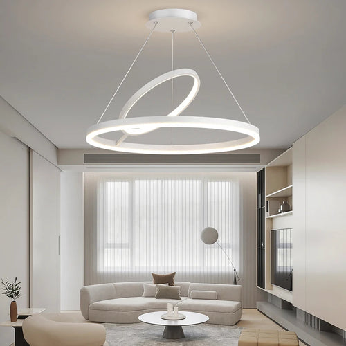 lustre led moderne nordique simple style anneau