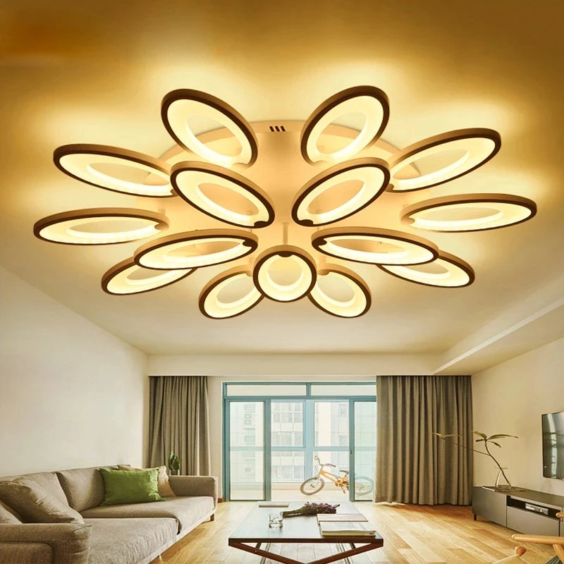 Plafonnier Led en forme de pétale