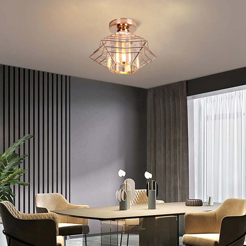 plafonnier led en cristal design moderne luminaire décoratif d'intérieur