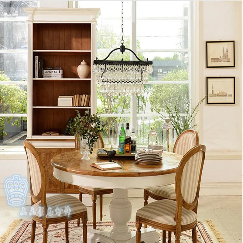 suspension rétro vintage en cristal forme larme à intensité variable