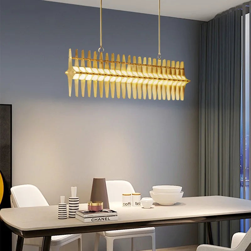 lustre minimaliste postmoderne pour restaurant et bar luxe nordique