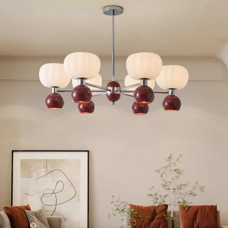 lustre décoratif acrylique avec abat-jour suspendu créatif