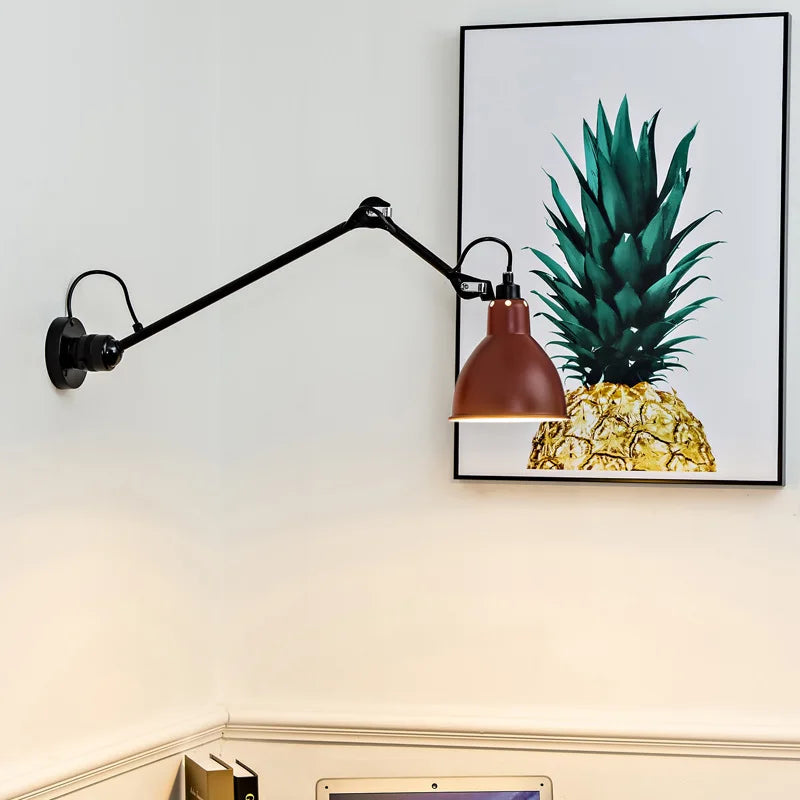 applique murale moderne pour lecture avec prise en métal