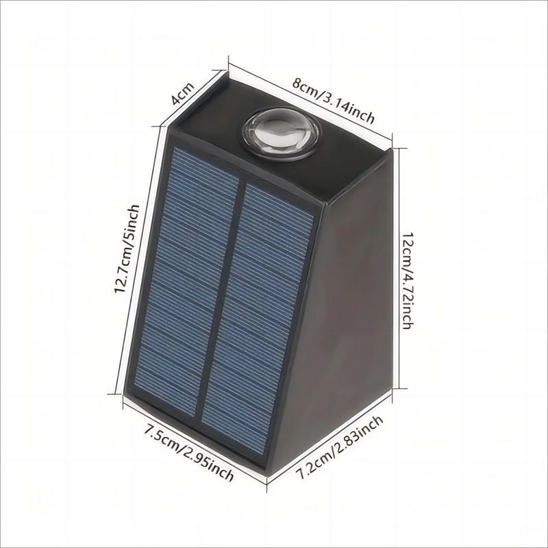 applique murale solaire pour jardin éclairage extérieur décoratif