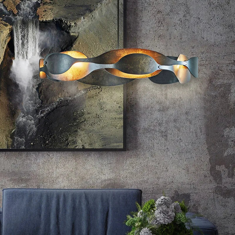 luxe italienne métal artistique suspendue led restaurant hôtel éclairage