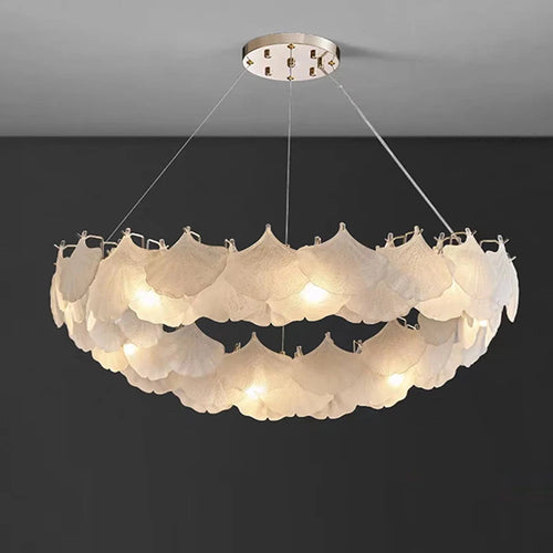 lustre en verre minimaliste rétro pour une décoration élégante
