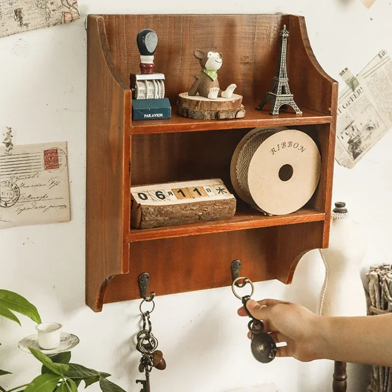 porte-clés mural décoratif avec crochet pratique pour clés
