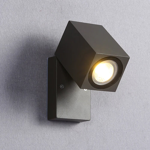 Applique murale LED pliante extérieure IP65 étanche jardin porche lumière GU10 COB cour extérieure applique murale luminaire 5W