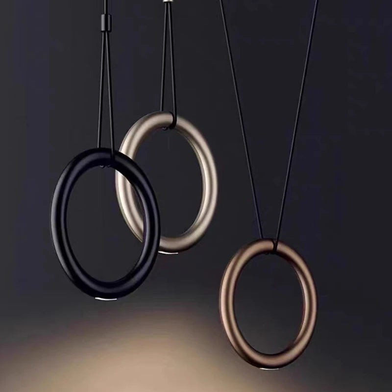 suspension anneau réglable 4000k art déco