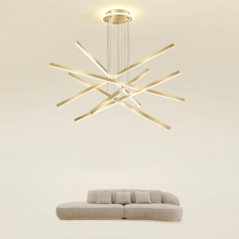 plafonnier led en aluminium design décoratif