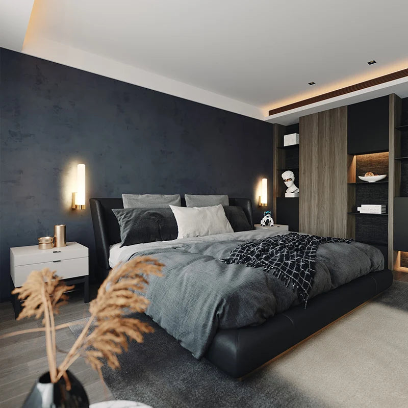 applique murale led en verre design nordique moderne et décoratif