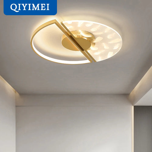 lustre led en plumes acryliques pour éclairage intérieur