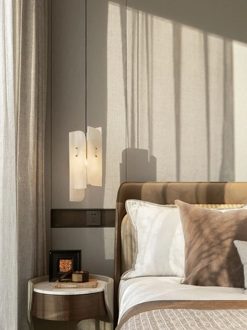 lustre décoratif moderne en marbre naturel minimaliste