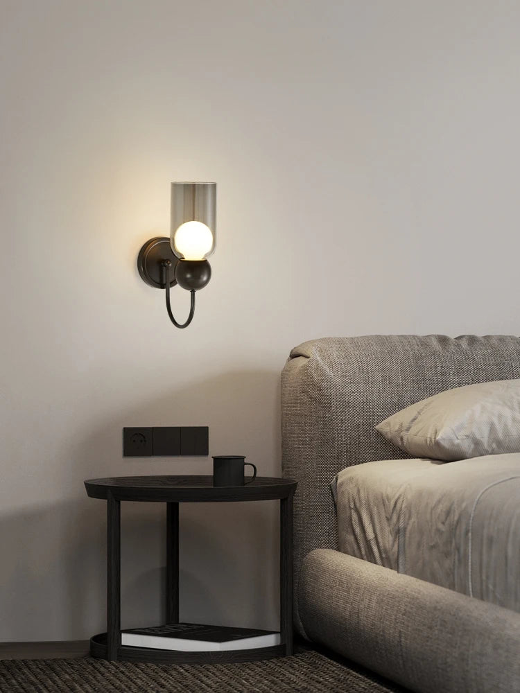 applique murale en cuivre style postmoderne pour intérieur minimaliste