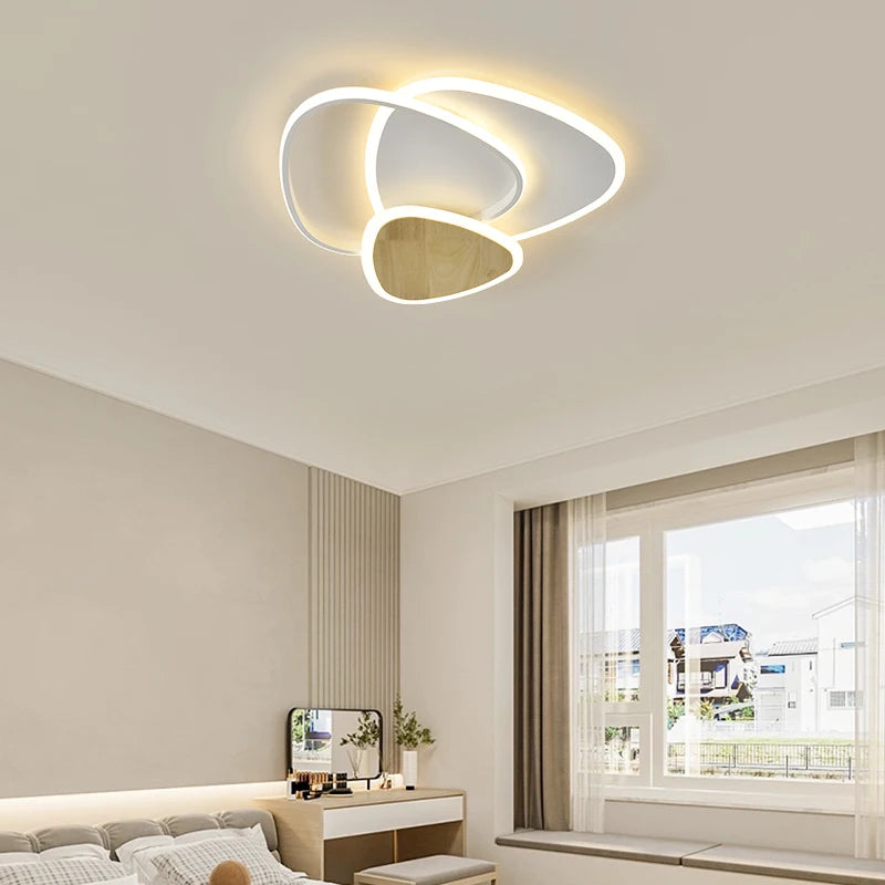 lustre led moderne en acrylique pour éclairage intérieur