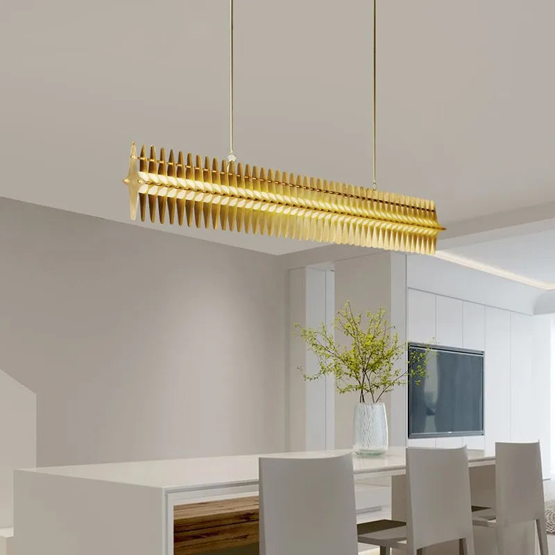 lustre minimaliste postmoderne pour restaurant et bar luxe nordique