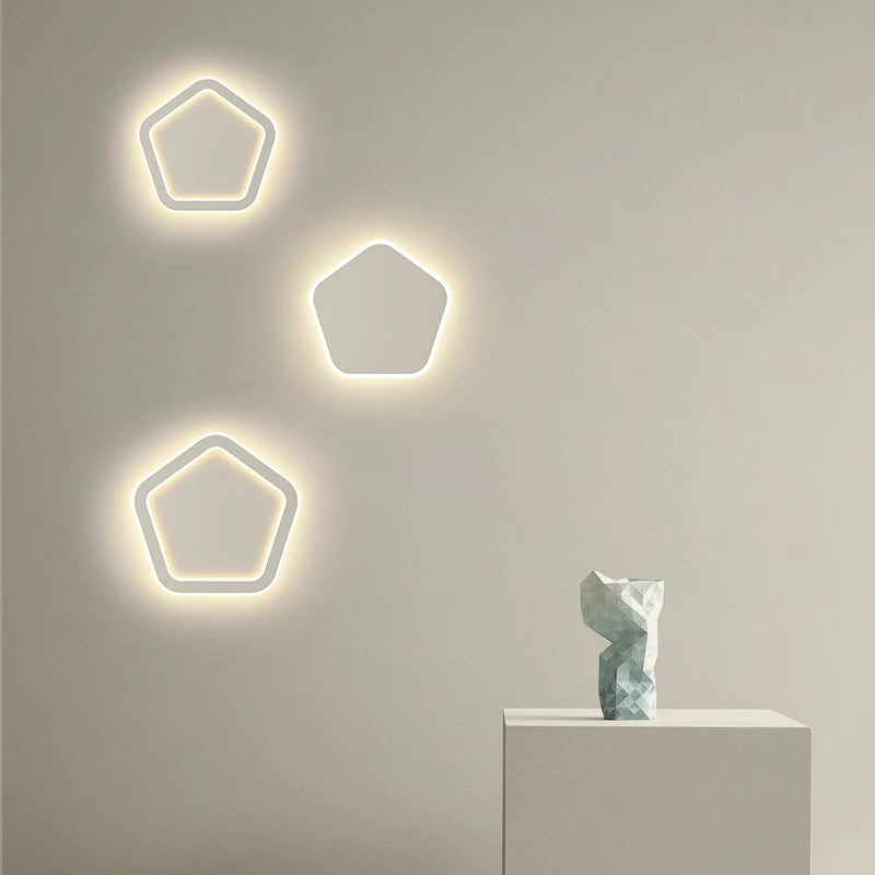 LED applique murale de chevet d'intérieur créatif nordique chambre lampe fond applique Simple moderne salle d'étude escalier allée lumière
