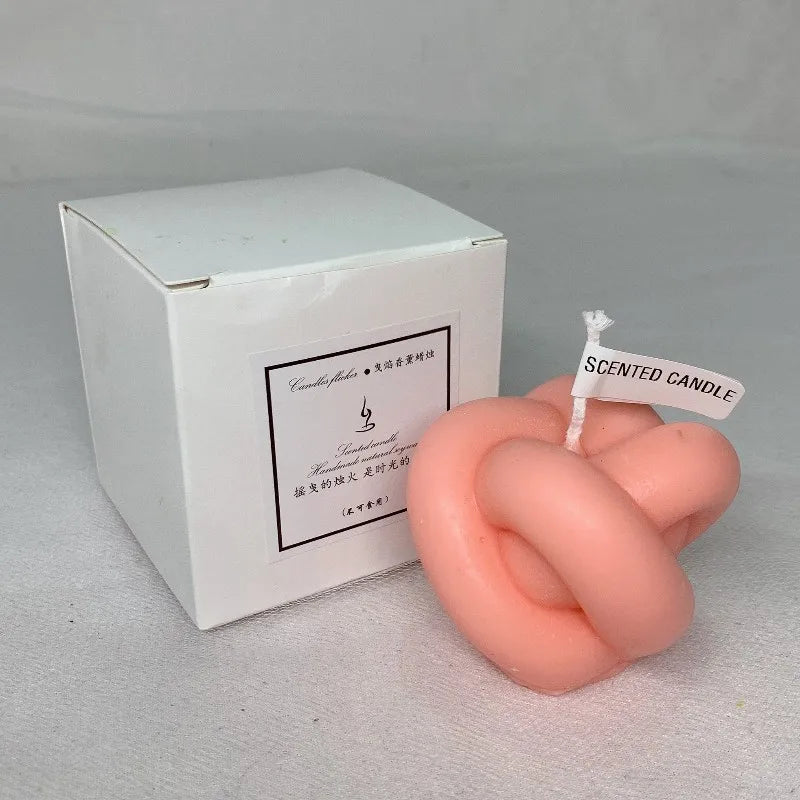 bougie d'aromathérapie géométrique pour décoration et cadeaux