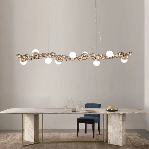 suspension led artistique à intensité variable design moderne