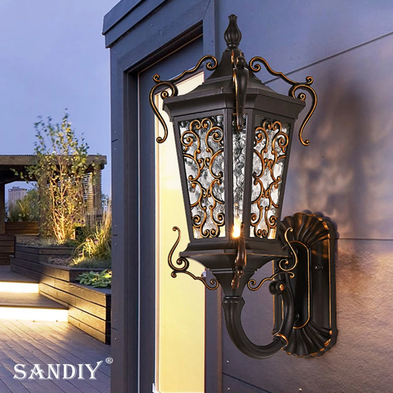 appliques murales extérieures super lumineuses pour jardin et balcon