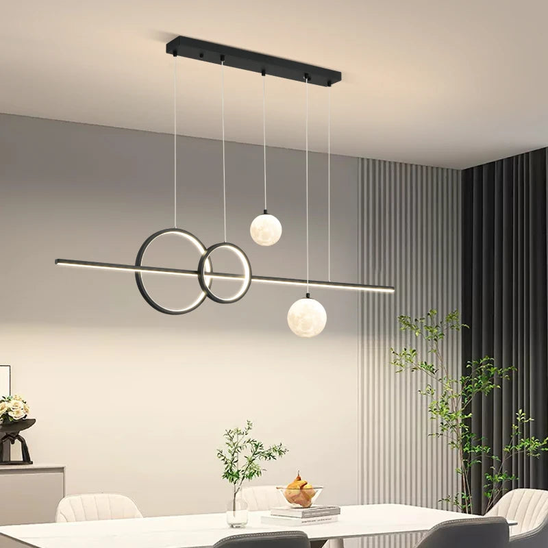 lustre led qiyimei pour décoration intérieure cuisine salon