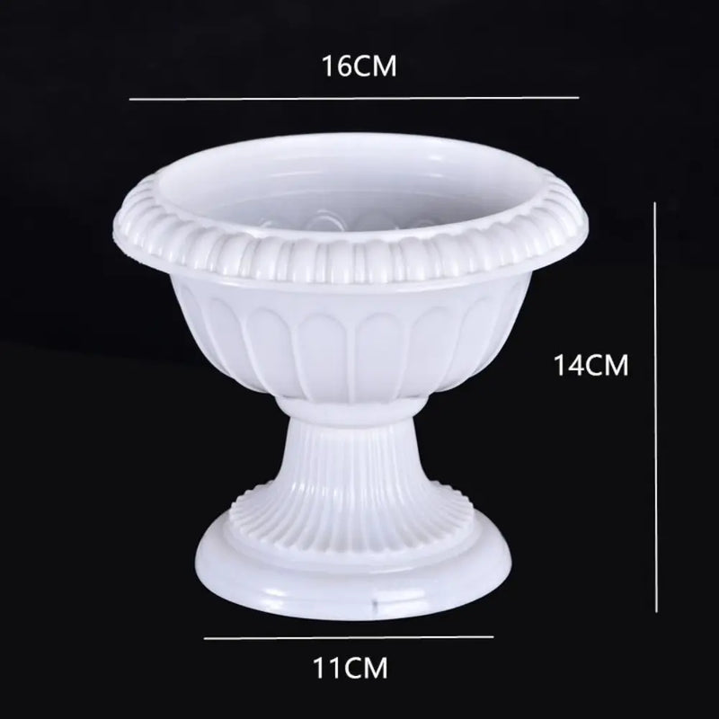pot de fleurs romain en plastique style rétro romantique pour événements