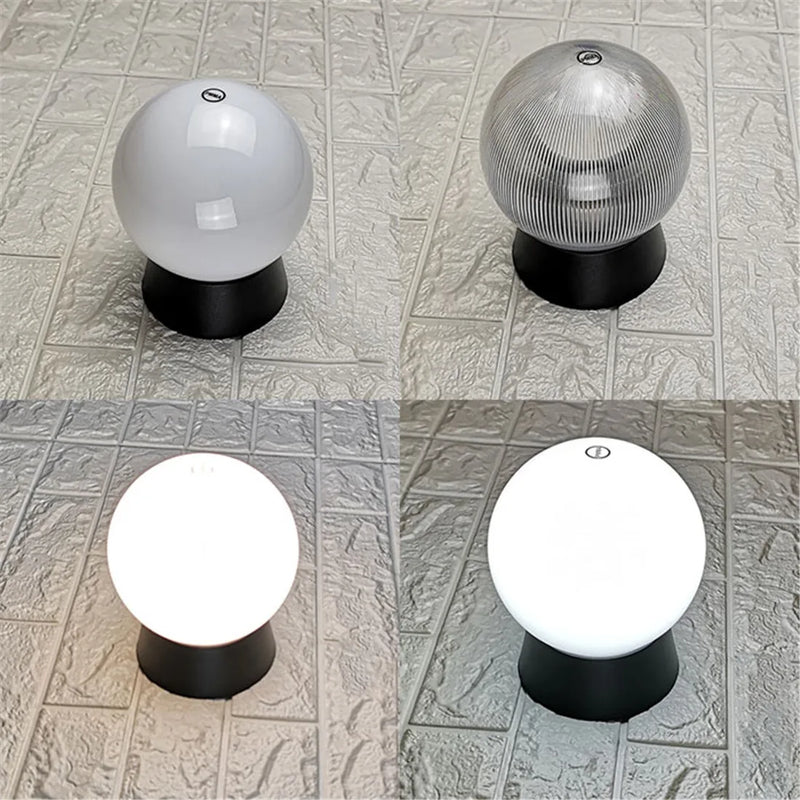 lampadaire extérieur globe noir pour éclairage de jardin et terrasse