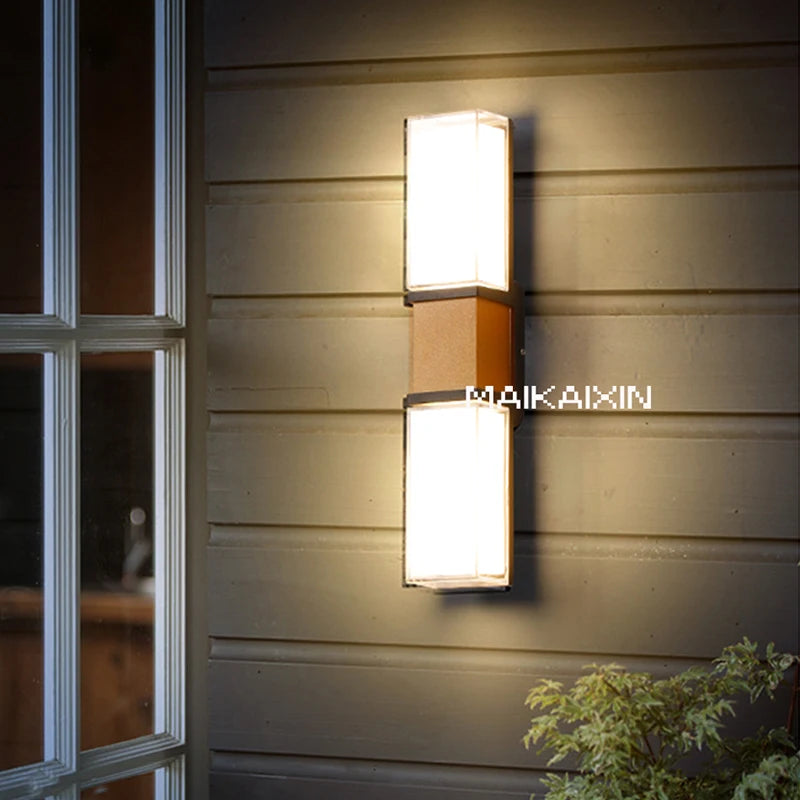 applique murale 12W extérieur étanche IP65 porte d'entrée jardin porche Villa hôtel restaurant hôtel