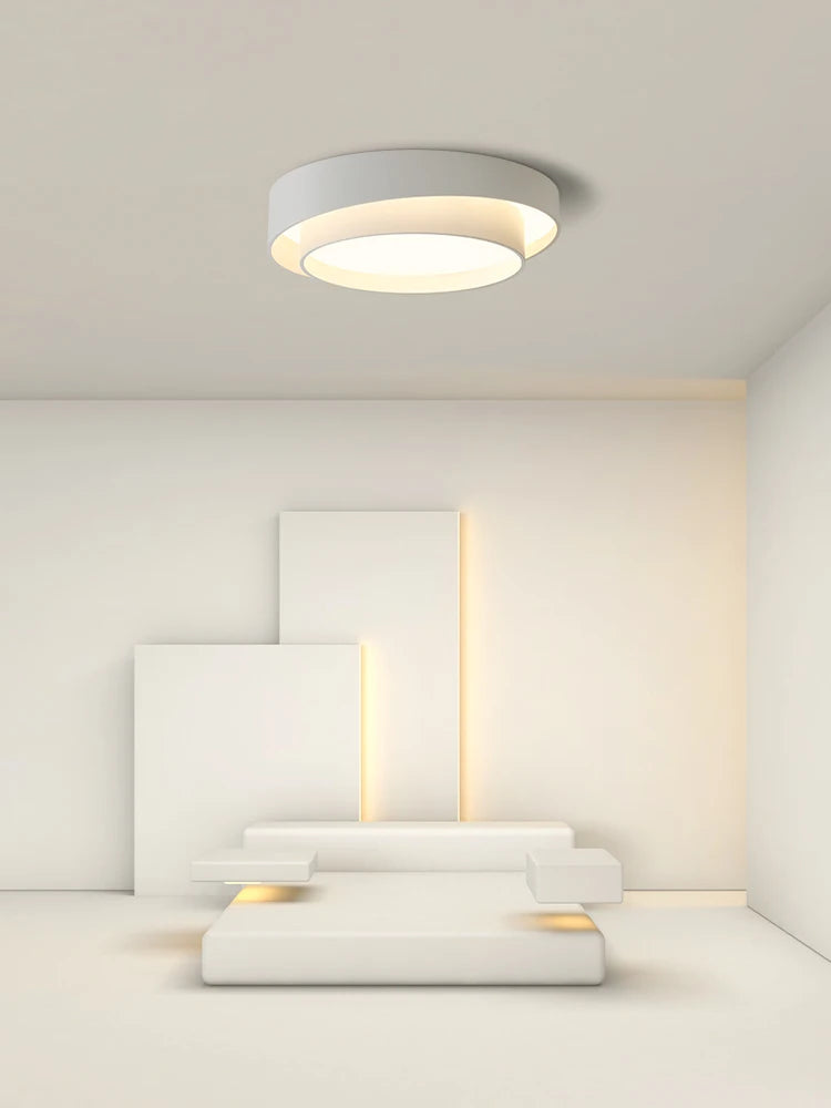 plafonnier rond moderne led design pour divers espaces