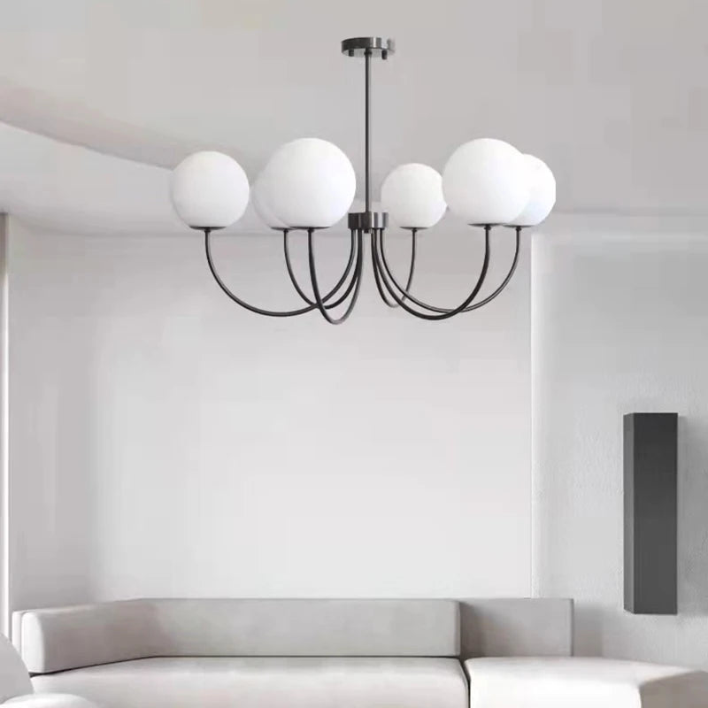 lustres modernes en verre luminaires suspendus
