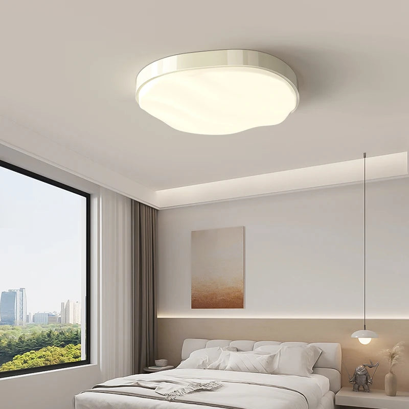 Plafonnier design moderne à leds brillant protection des yeux décoratif
