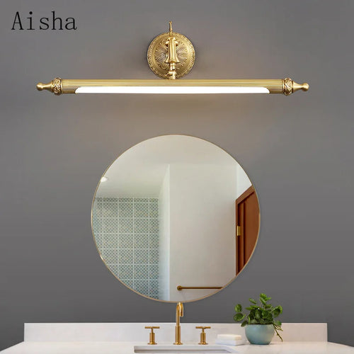 applique murale led en cuivre style nordique pour intérieur élégant