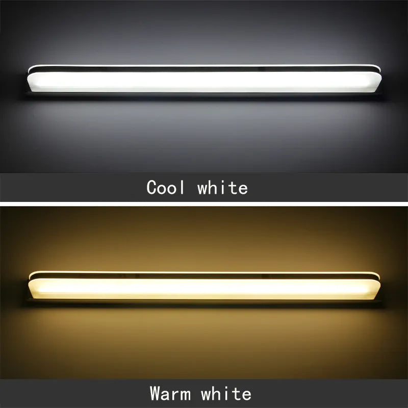 applique murale LED étanche miroir 9W 12W avant lumière salle de bain salon chambre maquillage LED