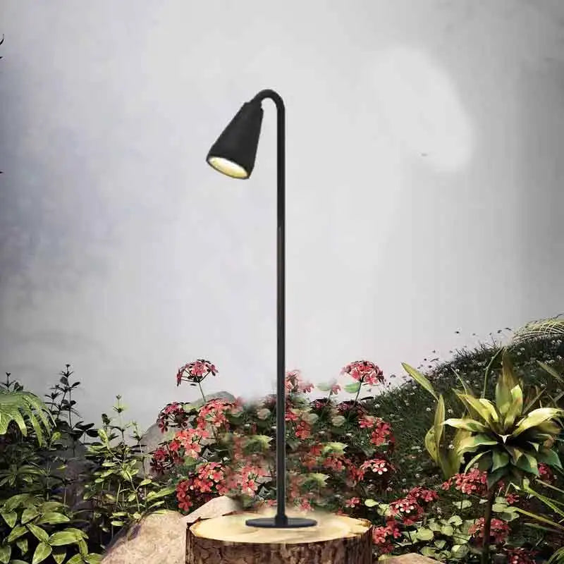 lampe d extérieur imperméable pour jardin et paysage fleuri