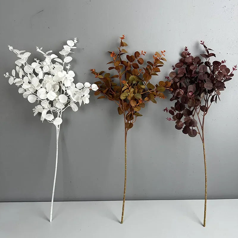 lot de 2 feuilles artificielles en soie pour décoration florale