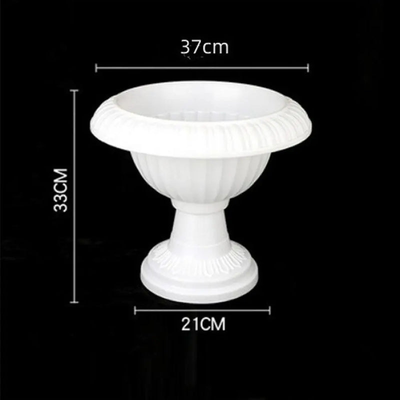 pot de fleurs romain en plastique style rétro romantique pour événements