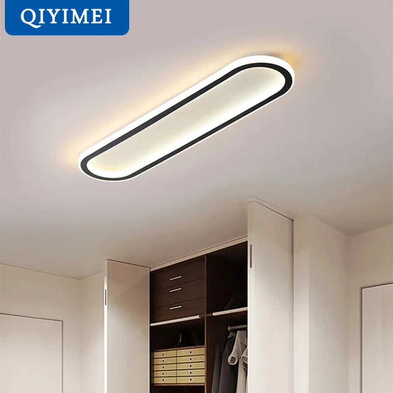 lustre moderne avec bande led robuste pour éclairage intérieur