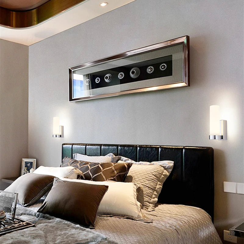 applique murale led en verre design nordique moderne et décoratif