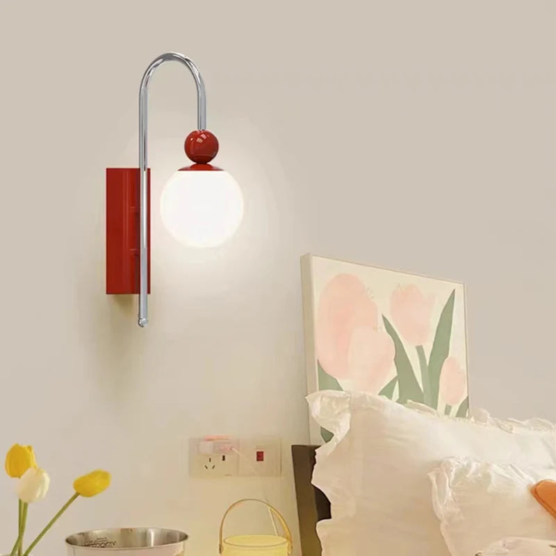 style lampe led murale métal gradation variable