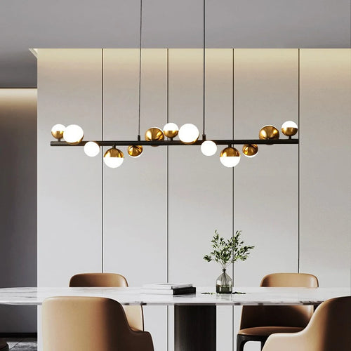 suspension led design moderne cordon réglable 	 créative