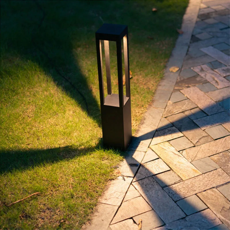 lampe d'extérieur moderne étanche en aluminium pour jardin