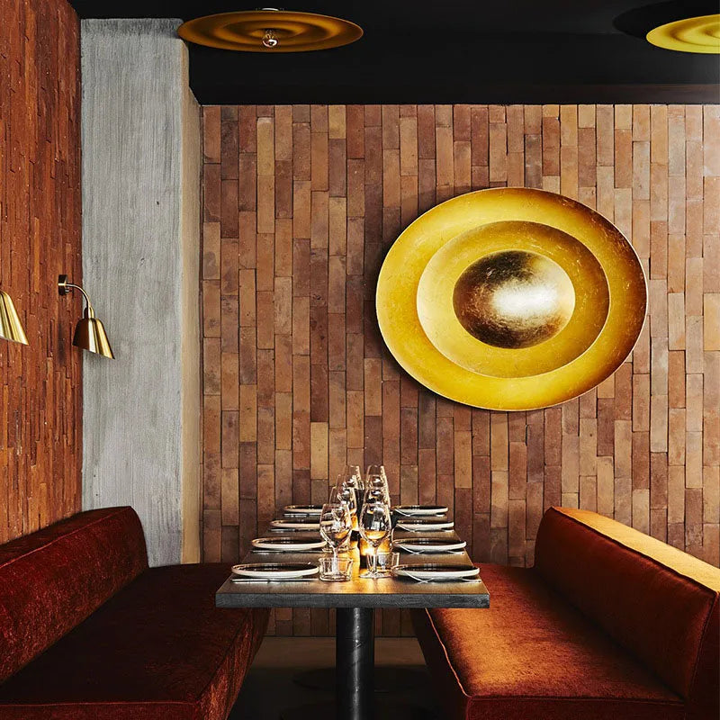 applique led ronde trois couches pour ambiance art déco